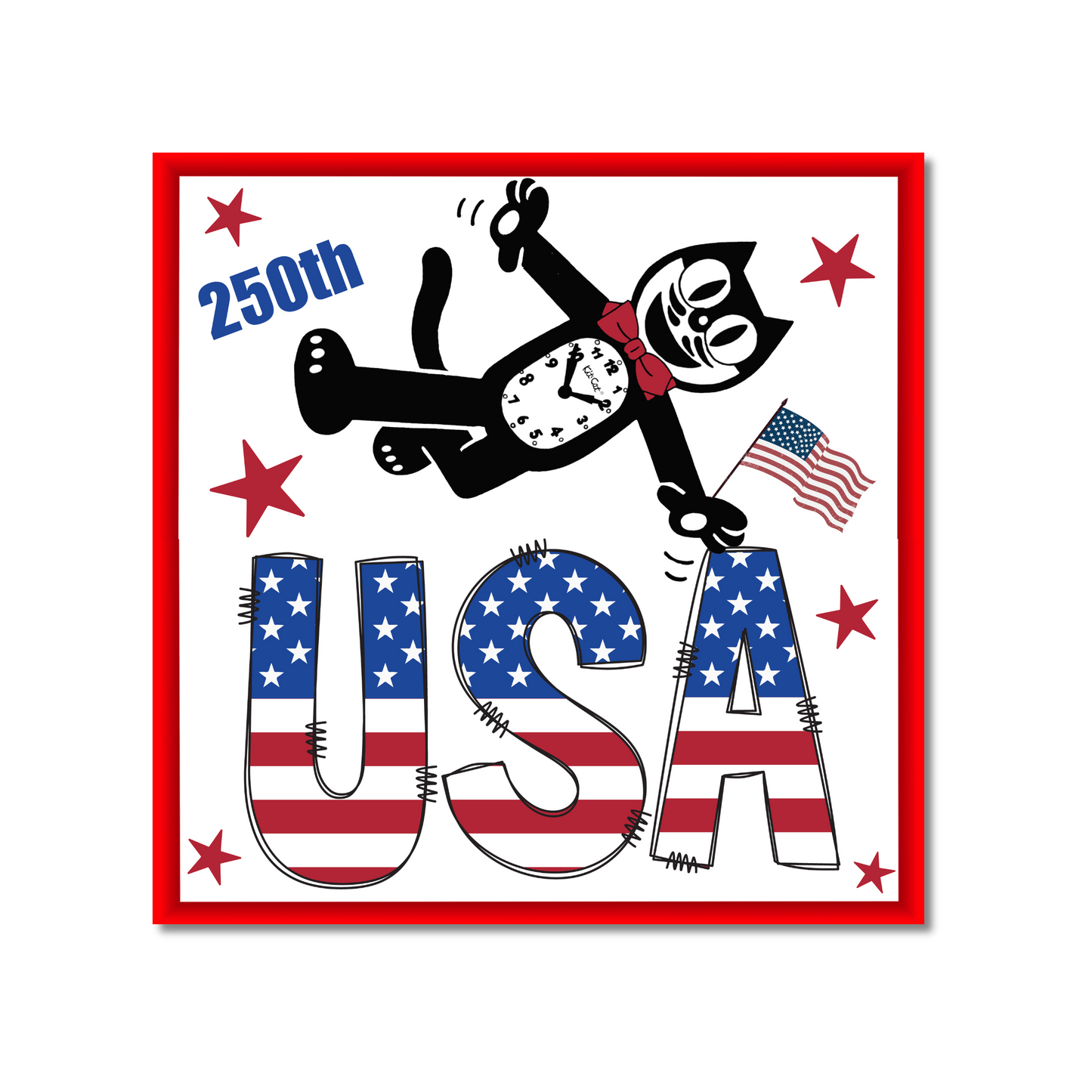 USA 250th Limited Edition Kit-Cat Sticker