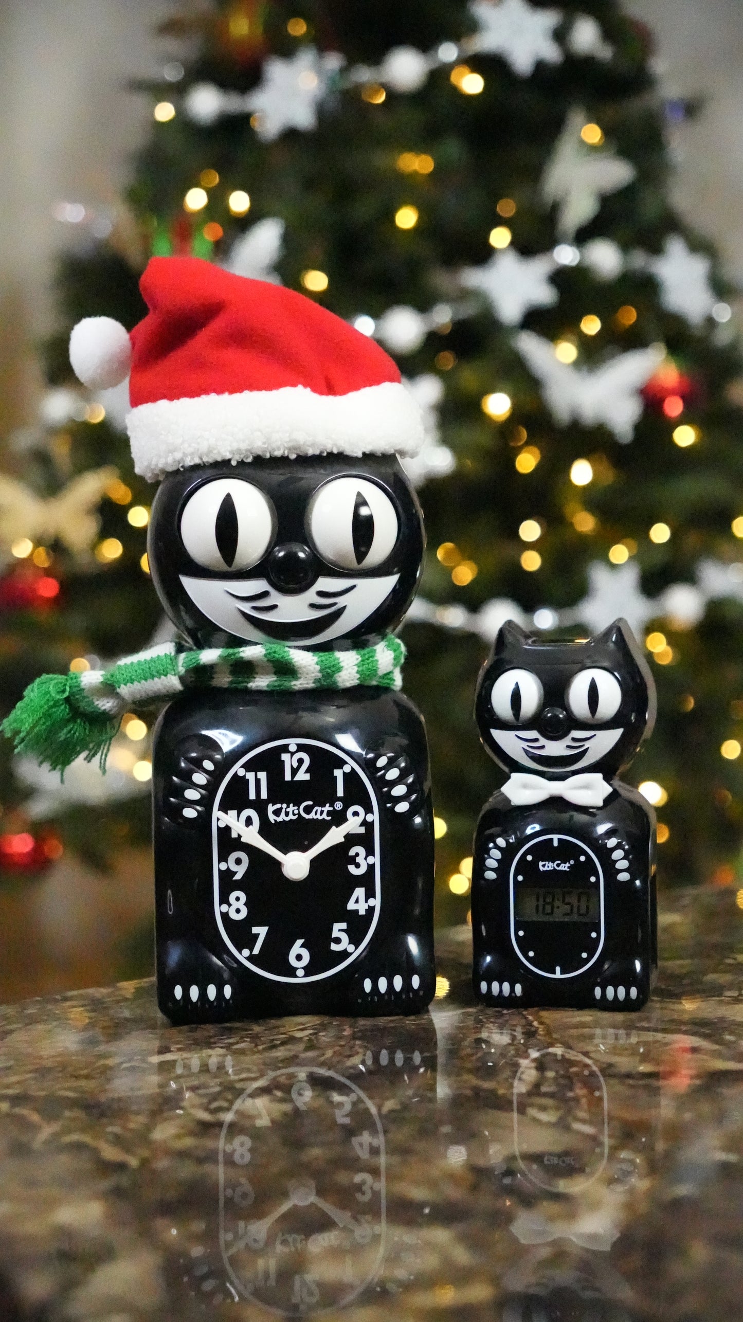 Santa Hat Decoration for full sized Kit-Cat Klocks