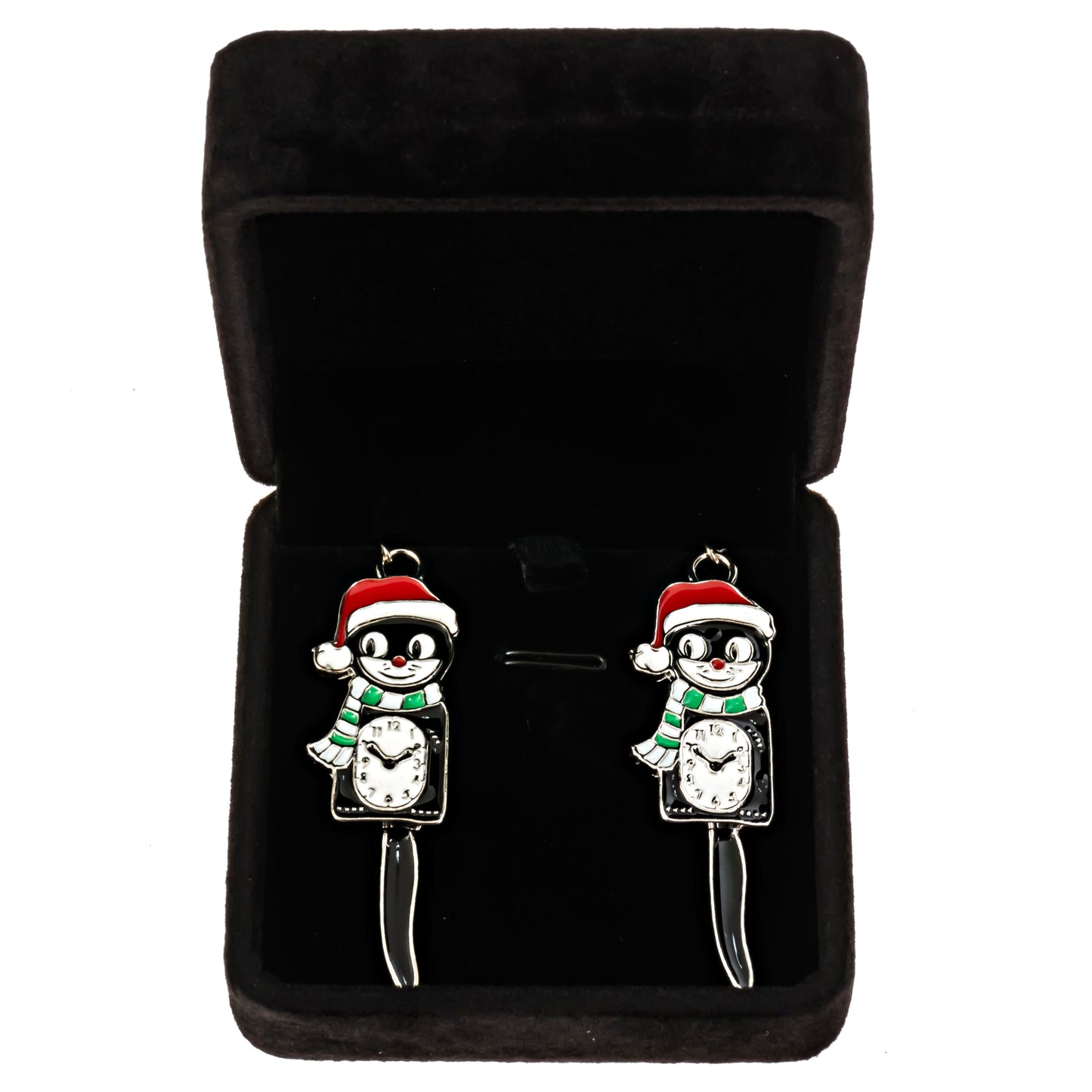 Kit-Cat's Santa Earrings