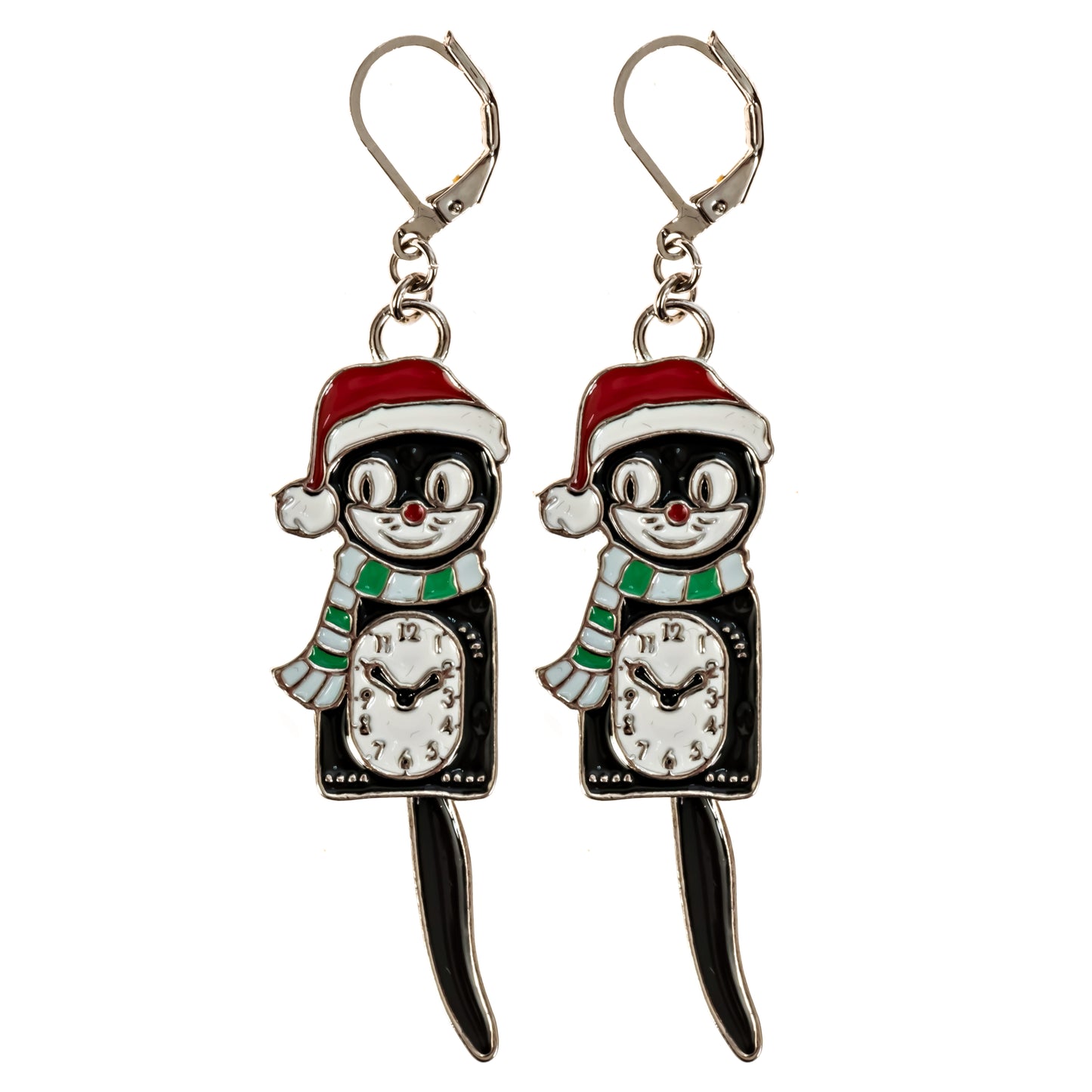 Kit-Cat's Santa Earrings