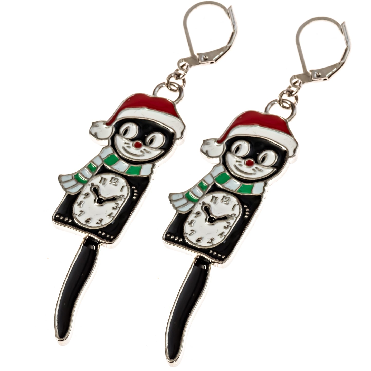 Kit-Cat's Santa Earrings