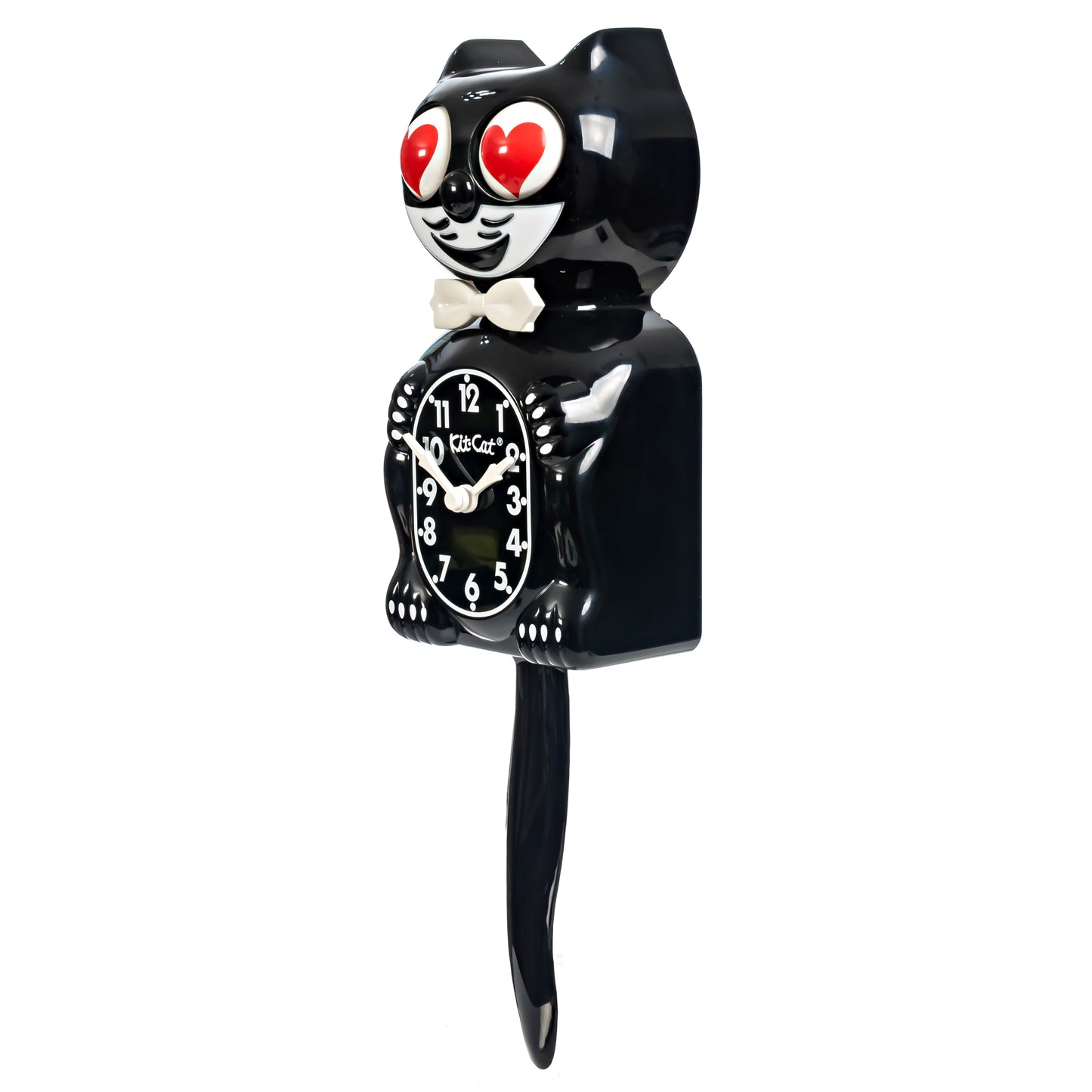 Heart Eyes Edition - Black Kit-Cat Klock (15.5" high)
