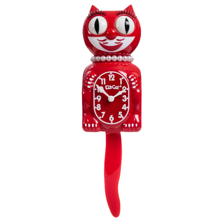 Classic Red Lady Limited Edition Kit-Cat Klock Classic Red Lady Limited Edition Kit-Cat Klock