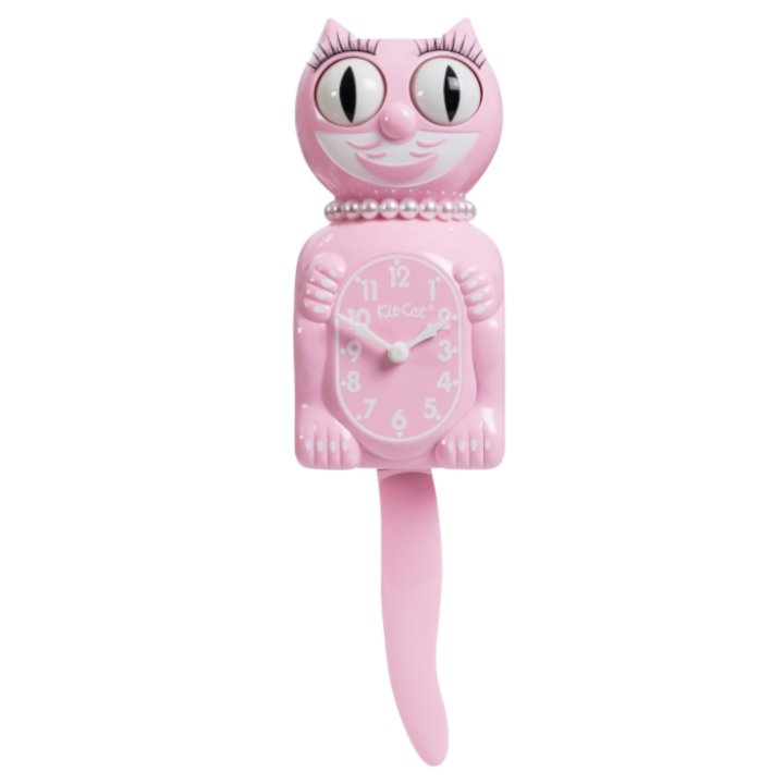 Bubblegum Pink Lady Limited Edition Kit-Cat Klock Bubblegum Pink Lady Limited Edition Kit-Cat Klock