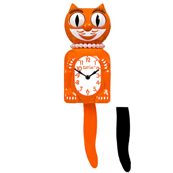 Orange Harvest Lady Limited Edition Kit-Cat Klock