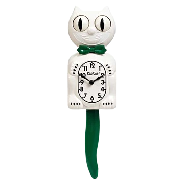 Candy Cane Green Limited Edition Kit-Cat Klock