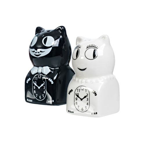 NEW: Kit-Cat Handpainted Salt & Pepper Shakers