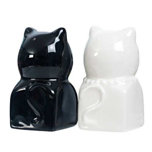 NEW: Kit-Cat Handpainted Salt & Pepper Shakers