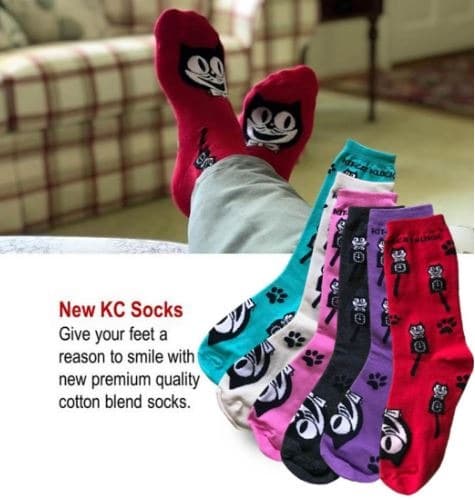 Smiling Kit-Cat Socks