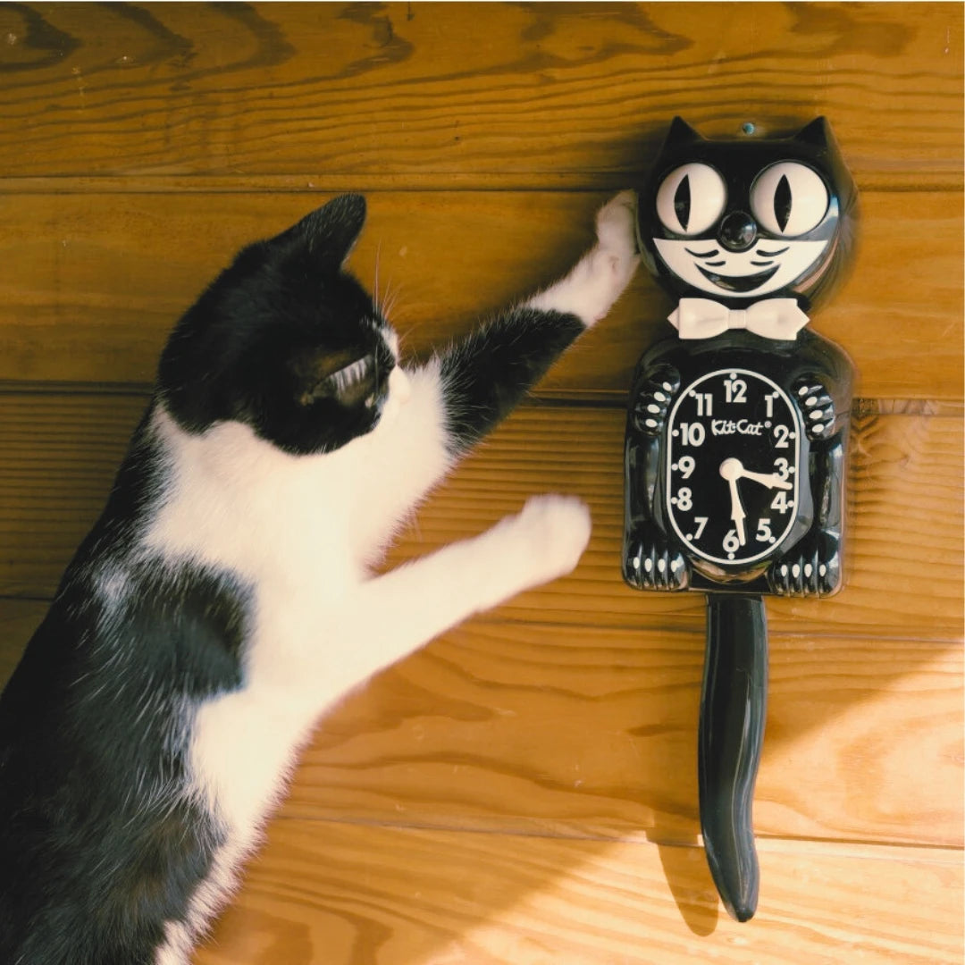 Classic Black Kit-Cat Klock | Iconic Timeless Design Classic Black Kit-Cat Klock | Iconic Timeless Design
