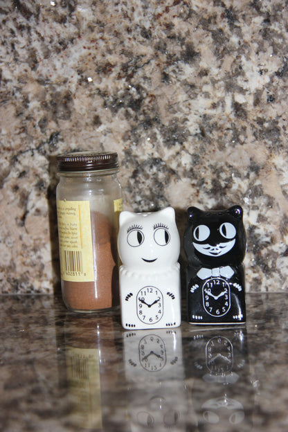 NEW: Kit-Cat Handpainted Salt & Pepper Shakers