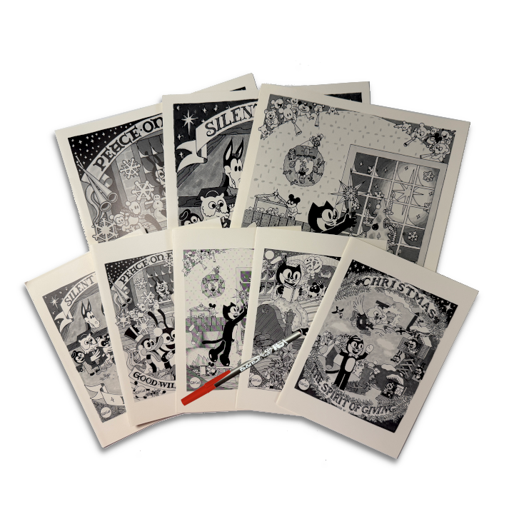 Kit-Cat Vintage Christmas Card Vault Pack