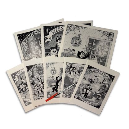 Kit-Cat Vintage Christmas Card Vault Pack