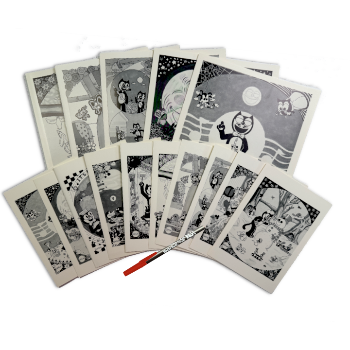 Kit-Cat Vintage Greeting Card Vault Pack