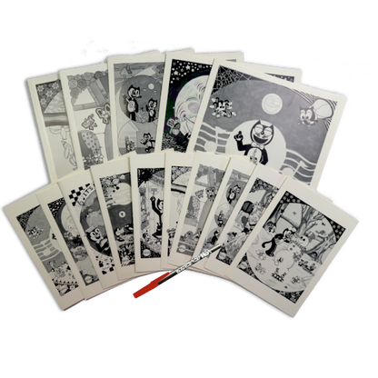 Kit-Cat Vintage Greeting Card Vault Pack