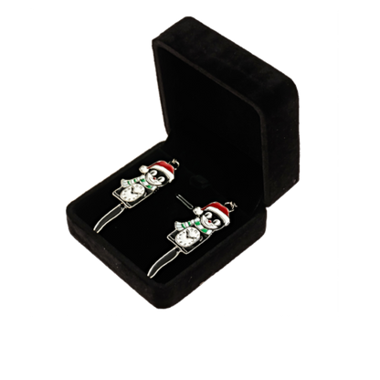Kit-Cat's Santa Earrings