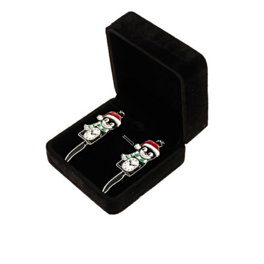 Kit-Cat's Santa Earrings