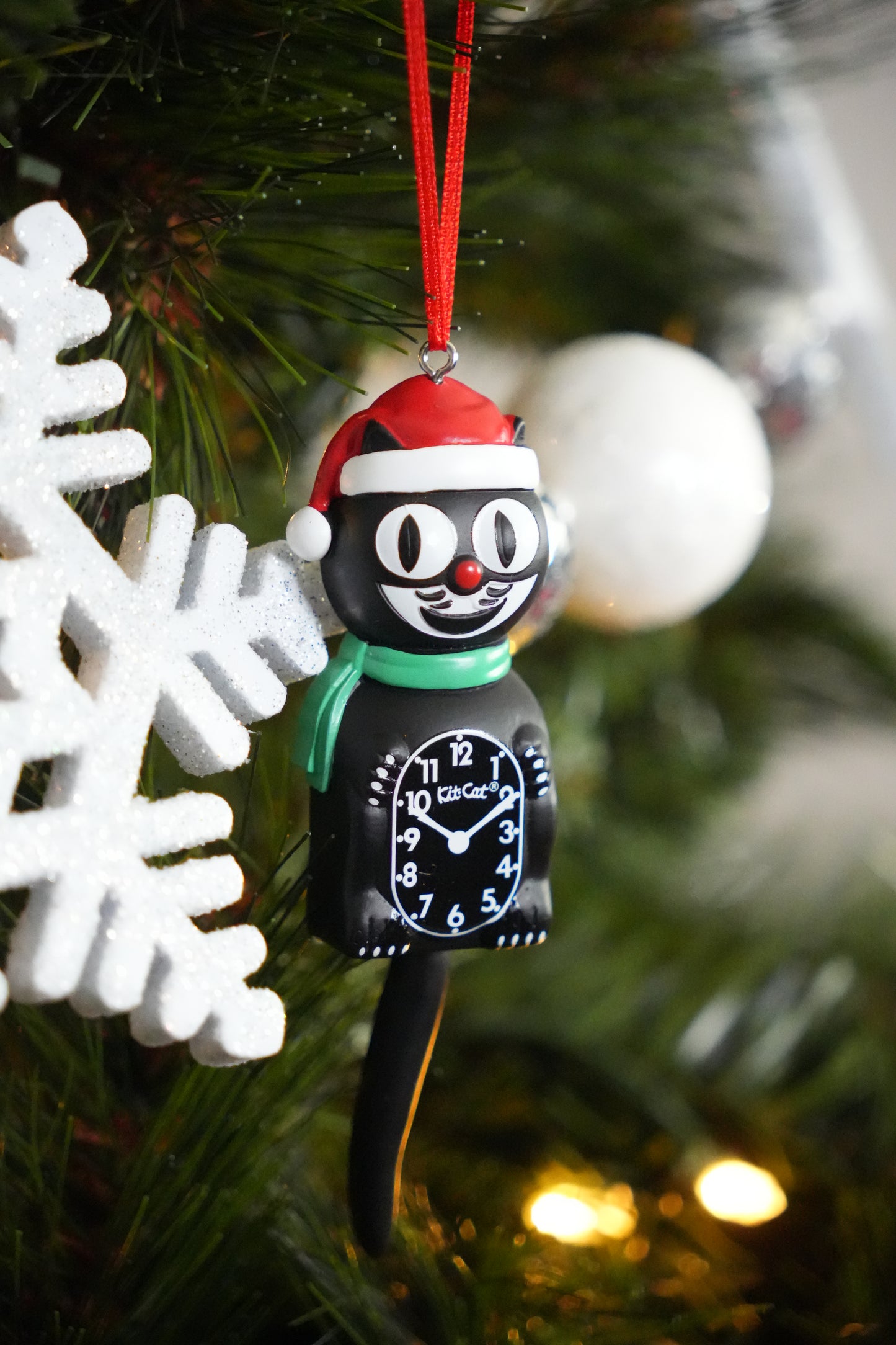 KC Christmas Ornament - Santa Hat Design