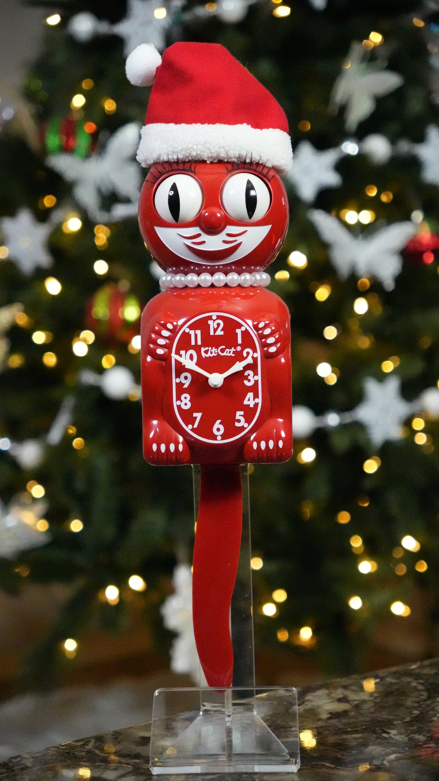 Santa Hat Decoration for full sized Kit-Cat Klocks