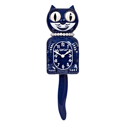 Galaxy Blue Lady Kit-Cat Klock | Stellar 15.5 Galaxy Blue Lady Kit-Cat Klock | Stellar 15.5