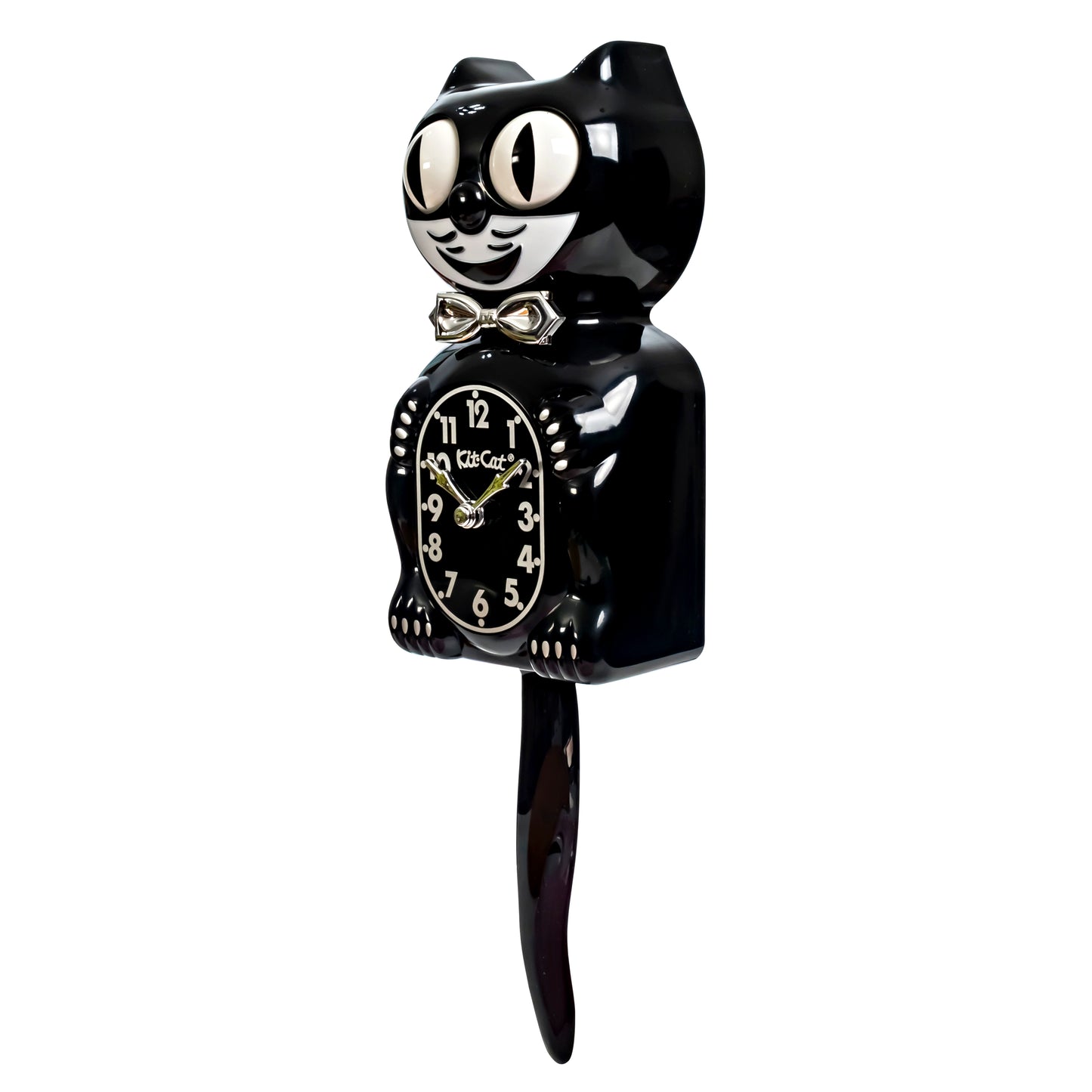 Retro Black Kitchen Edition Kit-Cat Klock