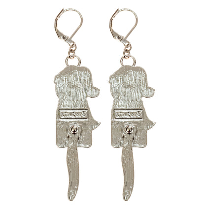 Kit-Cat's Santa Earrings