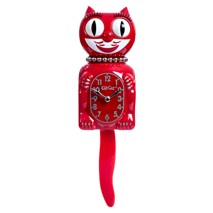 Retro Red Lady Kitchen Edition Kit-Cat Klock