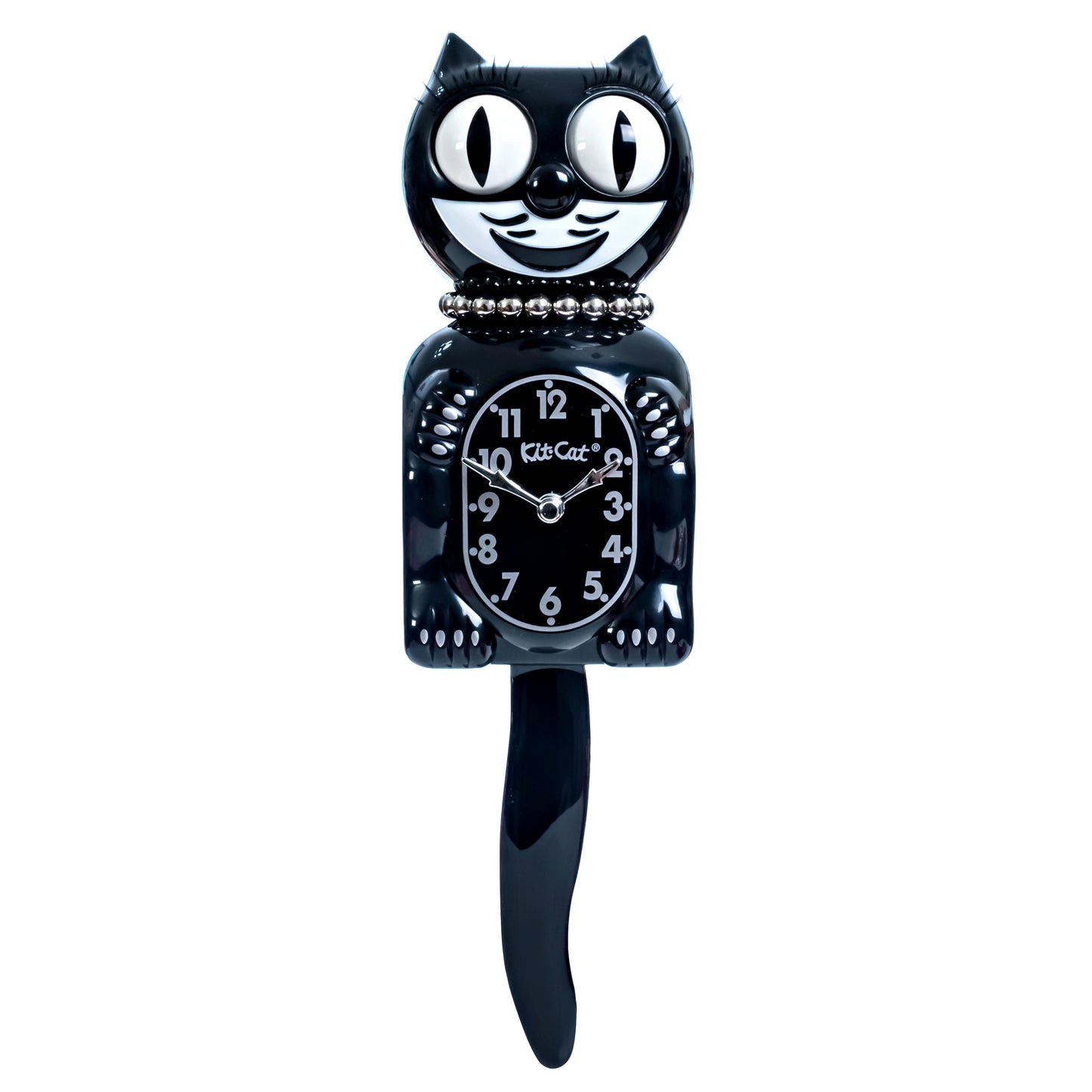 Retro Black Lady Kitchen Edition Kit-Cat Klock
