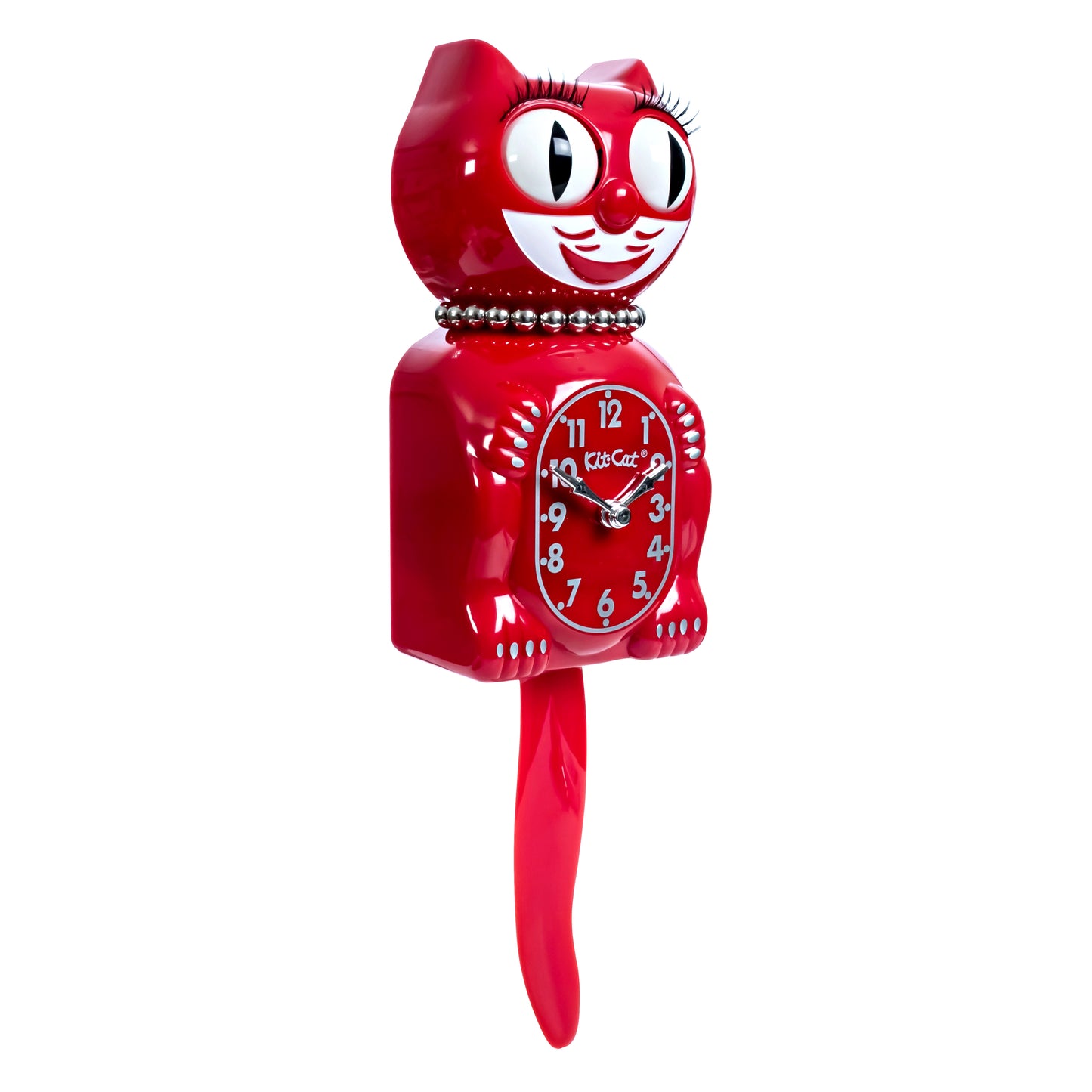 Retro Red Lady Kitchen Edition Kit-Cat Klock