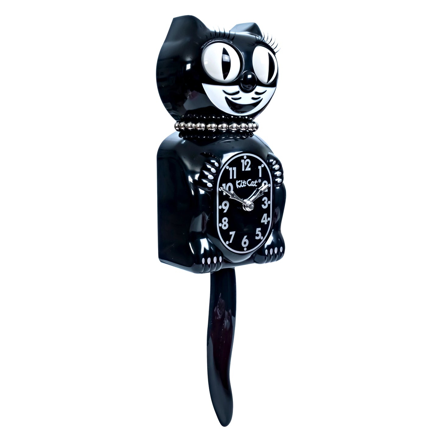 Retro Black Lady Kitchen Edition Kit-Cat Klock