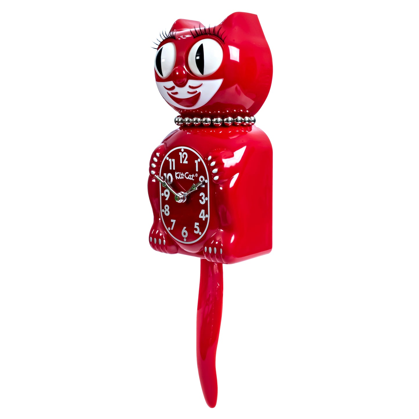 Retro Red Lady Kitchen Edition Kit-Cat Klock