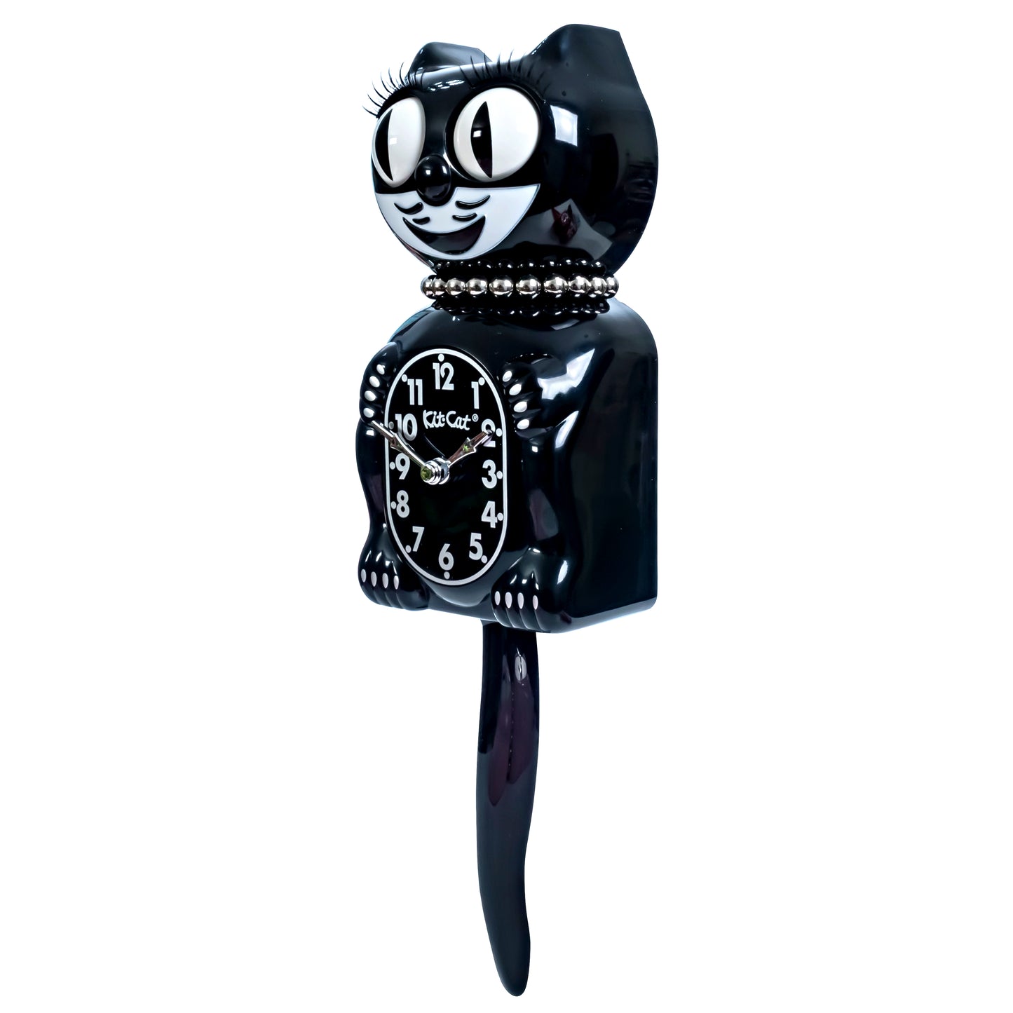 Retro Black Lady Kitchen Edition Kit-Cat Klock