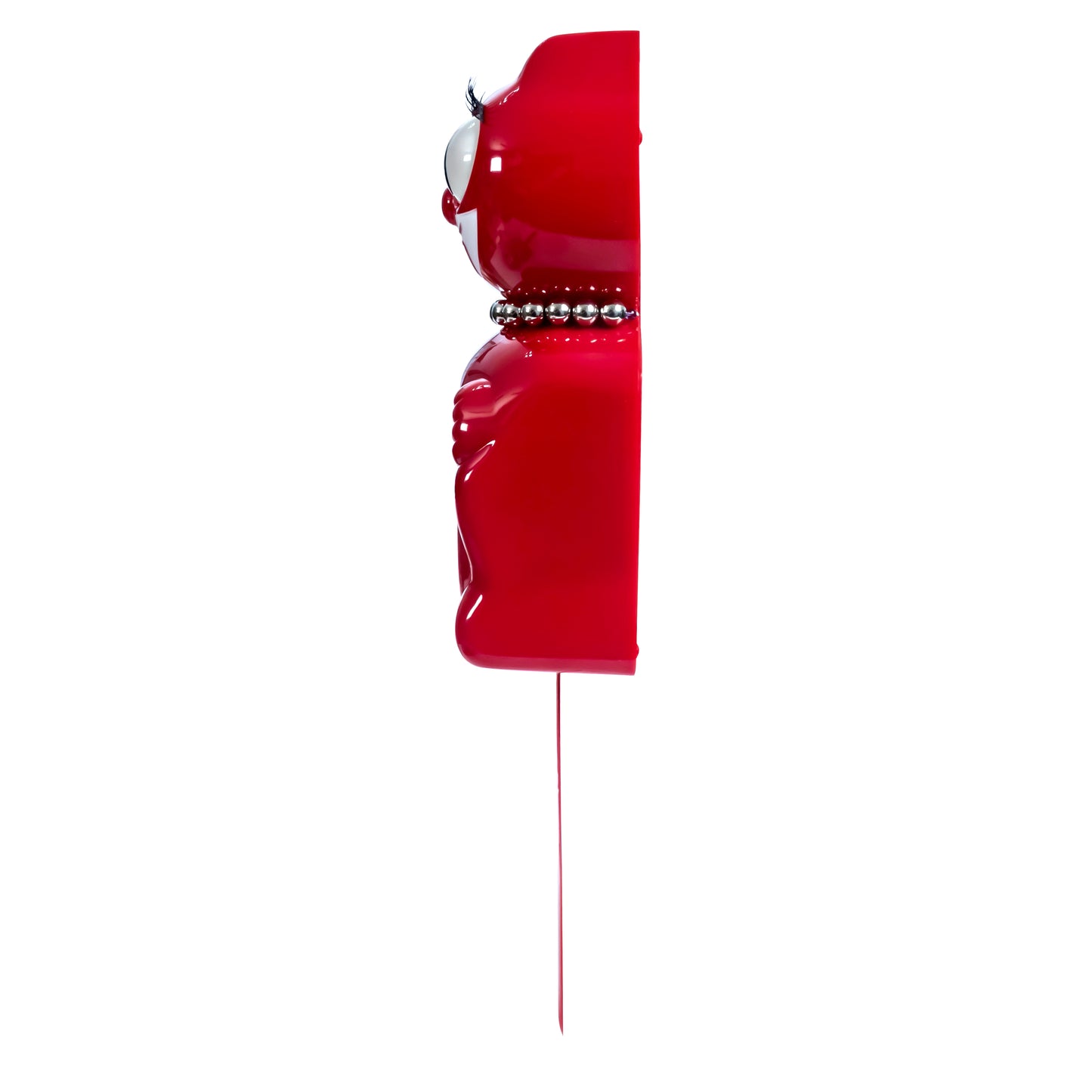 Retro Red Lady Kitchen Edition Kit-Cat Klock