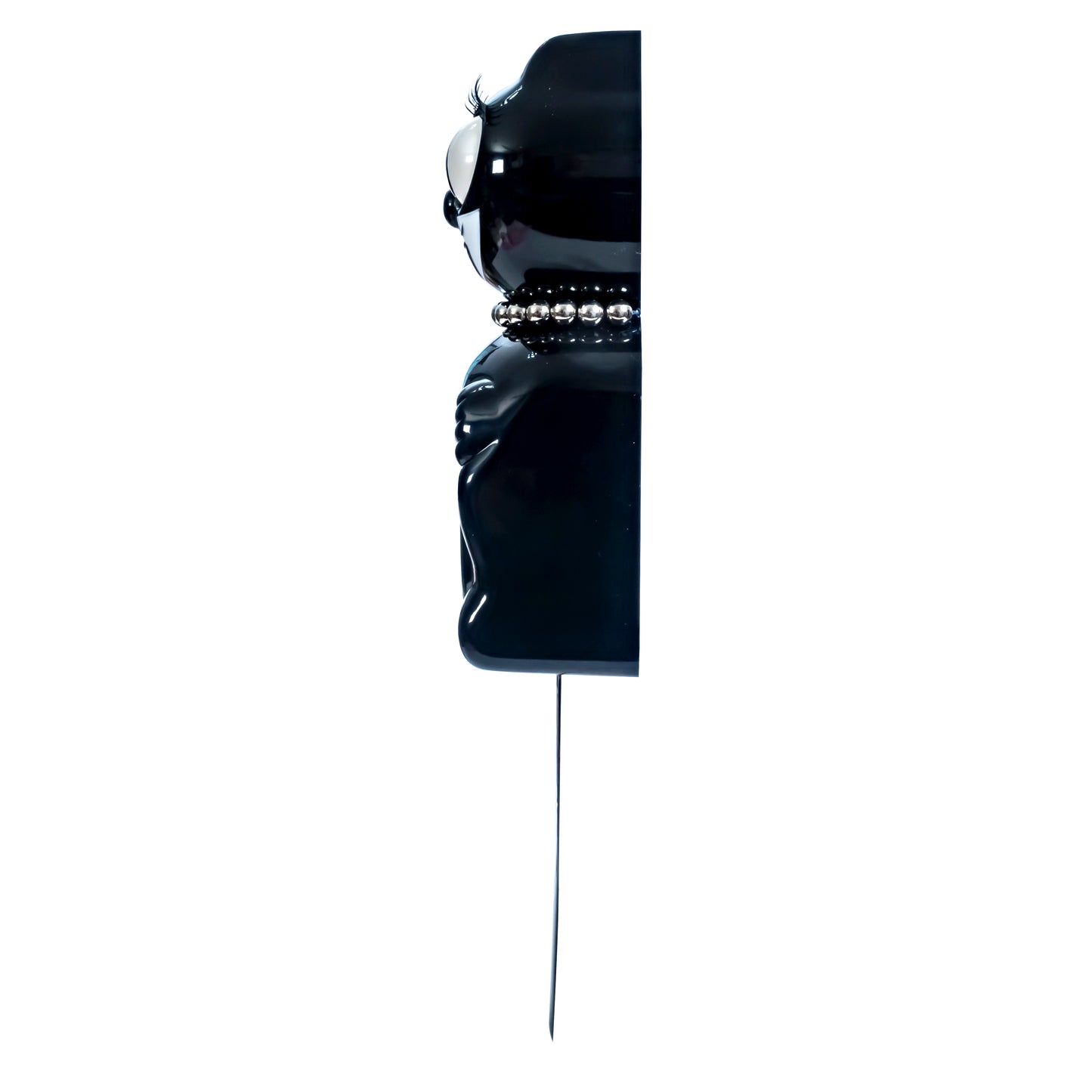 Retro Black Lady Kitchen Edition Kit-Cat Klock