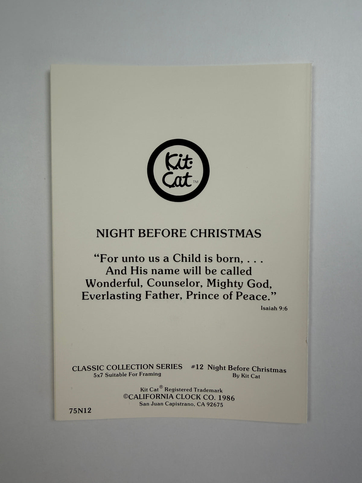 Kit-Cat Vintage Christmas Card Vault Pack
