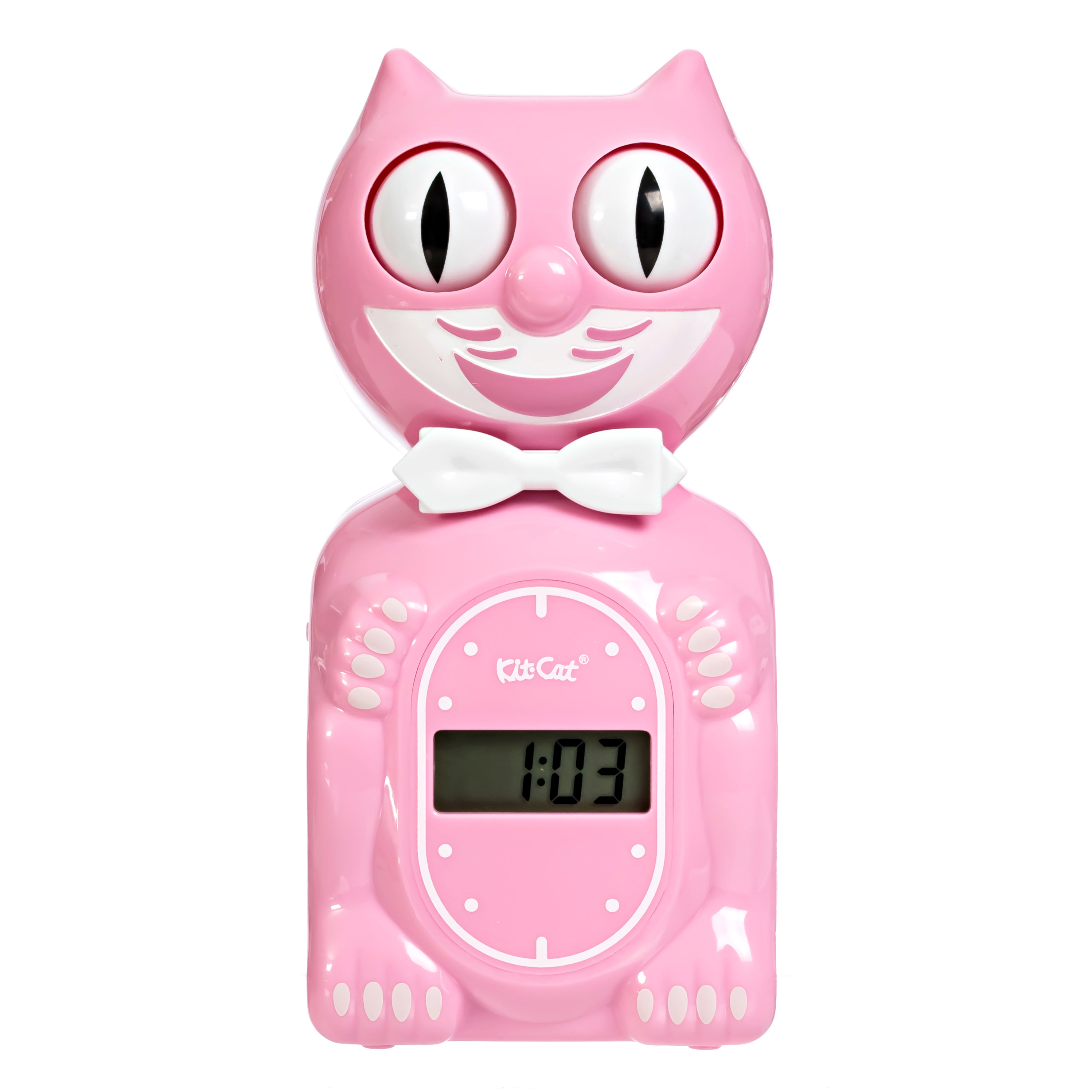 Solar Kit-Cat Alarm Klock | Pink Satin Edition – Kit-Cat Klock