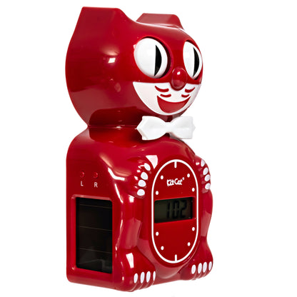 Solar Kit-Cat Digital Alarm Klock - Space Cherry