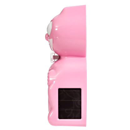 Solar Kit-Cat Digital Alarm Klock - Pink Satin