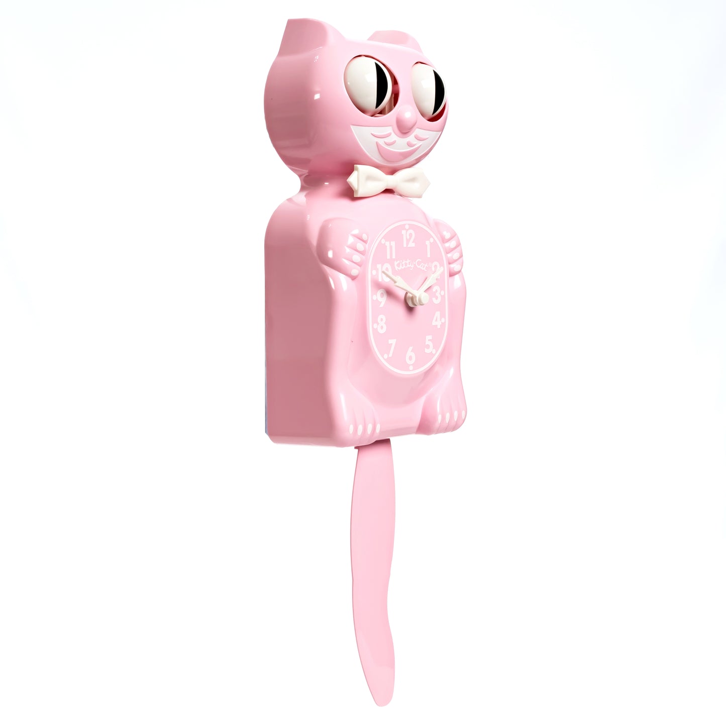 Bubblegum Pink Kitty-Cat Klock (12.75" high)