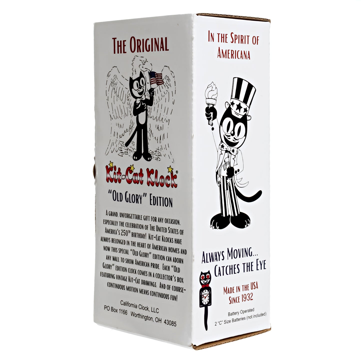 Old Glory Special Edition Kit-Cat Klock