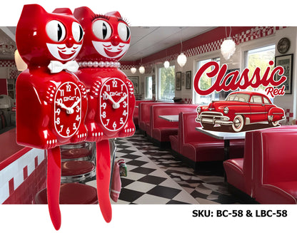 Classic Red Lady Limited Edition Kit-Cat Klock