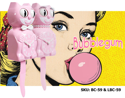 Bubblegum Pink Lady Limited Edition Kit-Cat Klock