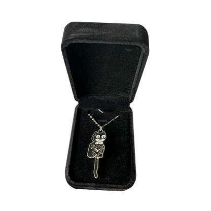 Kit-Cat Silver Necklace
