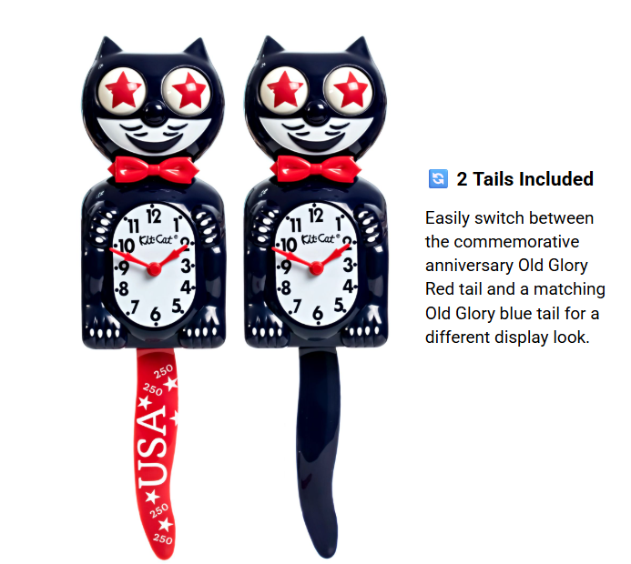Old Glory Special Edition Kit-Cat Klock Old Glory Special Edition Kit-Cat Klock