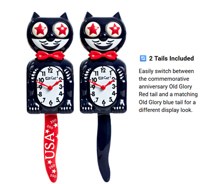 Old Glory Special Edition Kit-Cat Klock