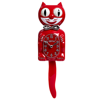 Retro Red Kitchen Edition Kit-Cat Klock