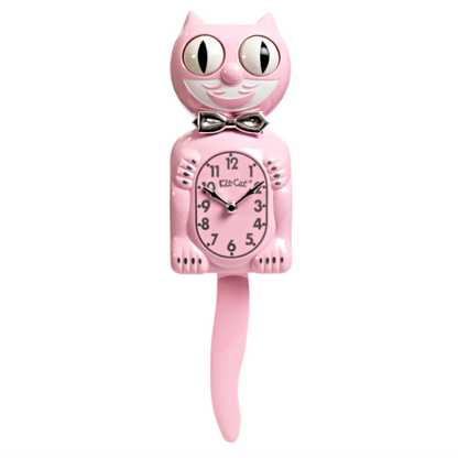 Retro Pink Kitchen Edition Kit-Cat Klock
