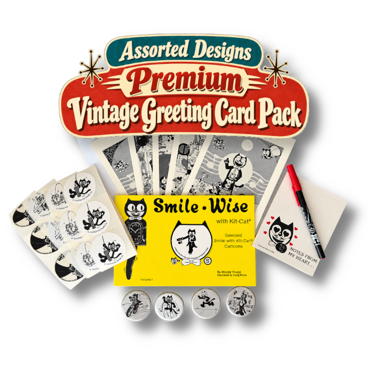 Premium Kit-Cat Vintage Greeting Card Vault Pack (PLUS)