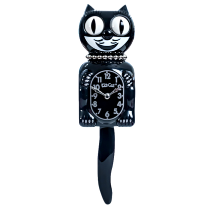 Retro Black Lady Kitchen Edition Kit-Cat Klock