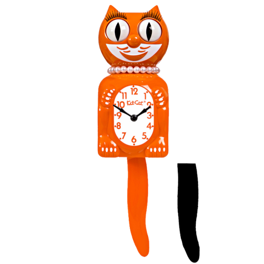 Orange Harvest Lady Limited Edition Kit-Cat Klock